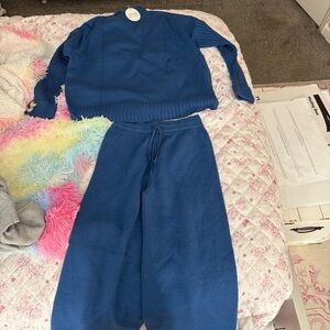 Cozy Blue matching Set